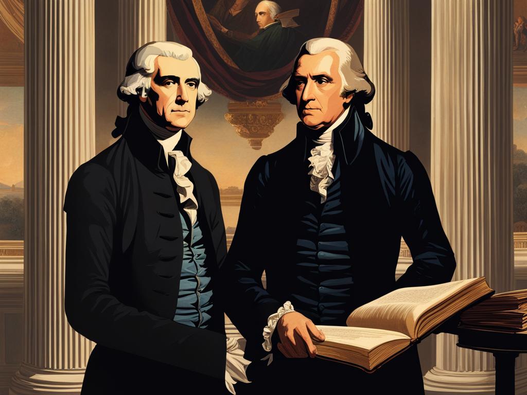 Thomas Jefferson and James Madison